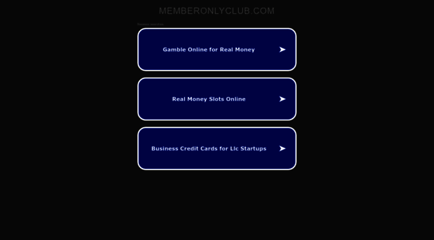 memberonlyclub.com