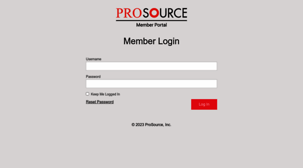 memberportal.prosourceinfo.com