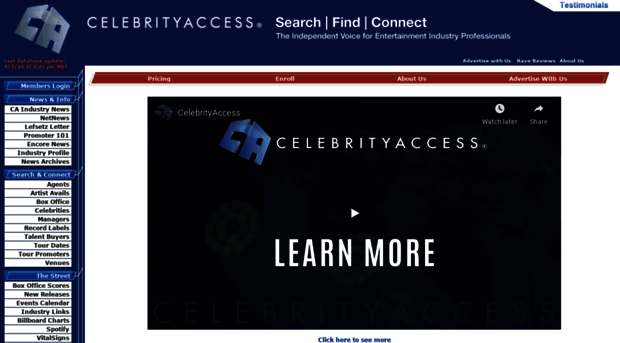 members.celebrityaccess.com