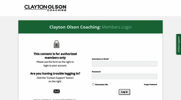 members.claytonolsoncoaching.com