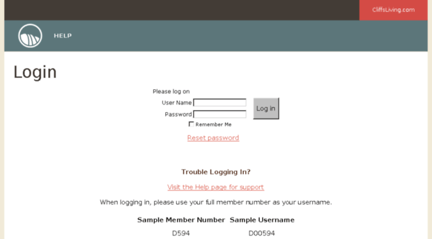 members.cliffscommunities.com