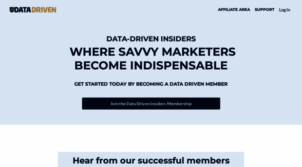 members.datadrivenu.com