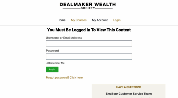 members.dealmakerwealthsociety.com