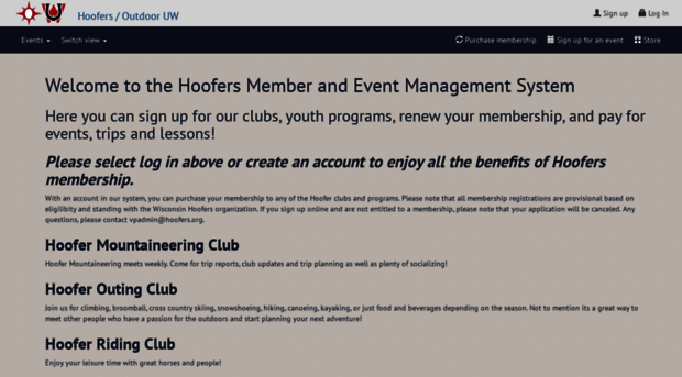 members.hoofers.org