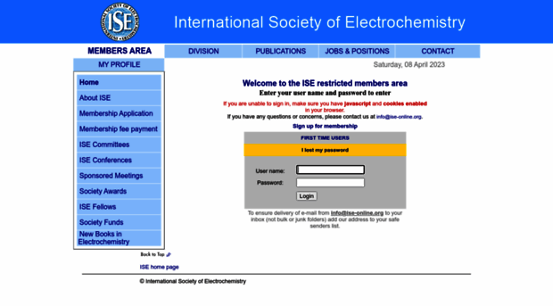 members.ise-online.org