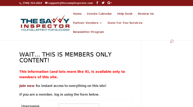 members.thesavvyinspector.com