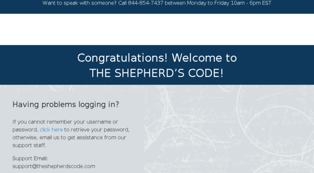 members.theshepherdscode.com