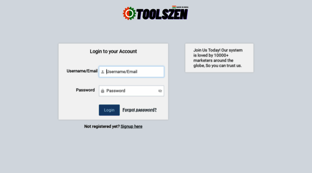 members.toolszen.com - Toolszen Login Area - Members Toolszen