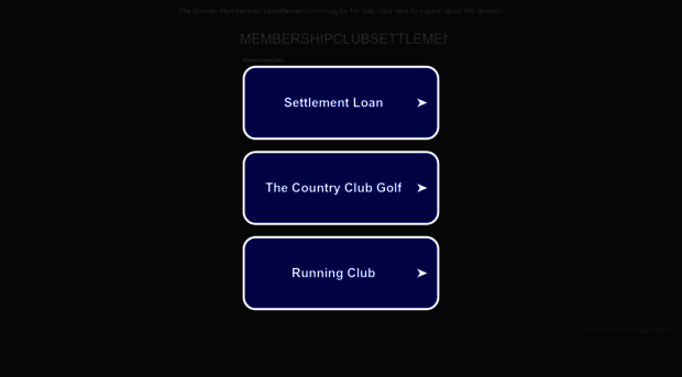 membershipclubsettlement.com
