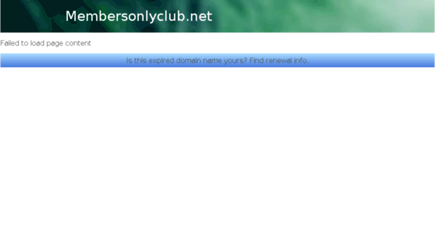 membersonlyclub.net