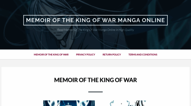 memoirofthekingofwar.online