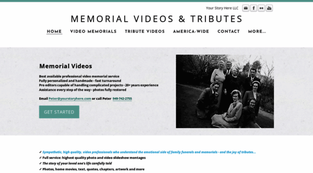 memorial-videos.com