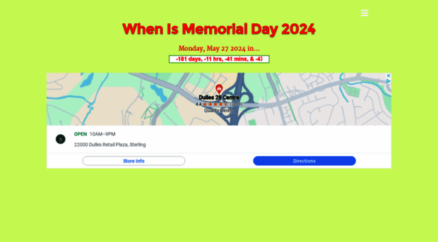 memorialday.info