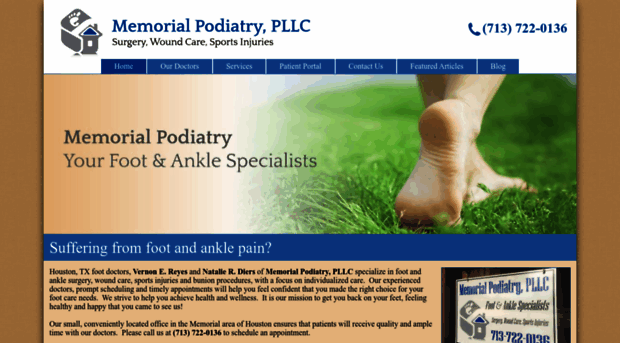 memorialpodiatrypllc.com