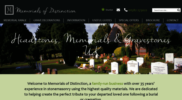 memorialsofdistinction.co.uk