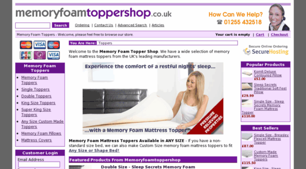 memoryfoamtoppershop.co.uk