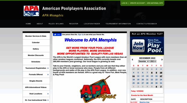 memphis.apaleagues.com