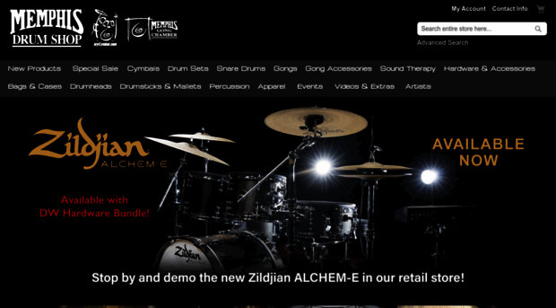 memphisdrumshop.com