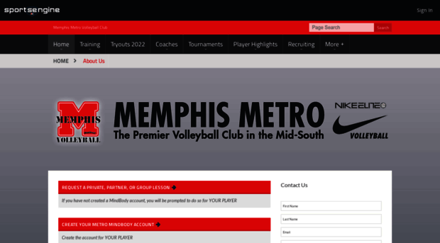 memphisvolleyball.com