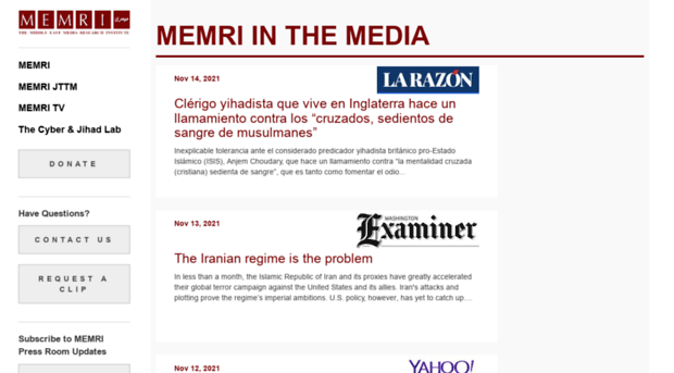 memriinthemedia.org