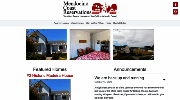 mendocinovacations.com