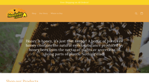 mendogoldhoney.com