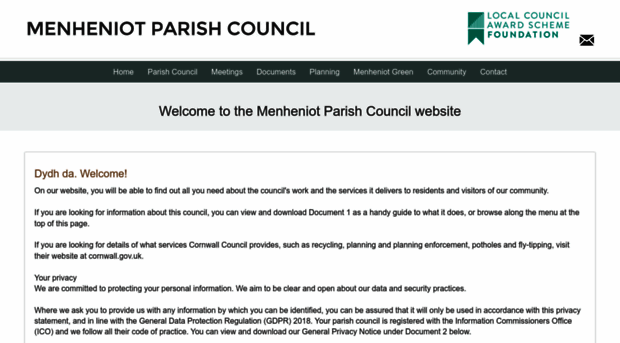 menheniotparishcouncil.co.uk