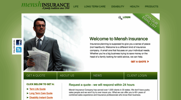 menshinsurance.com