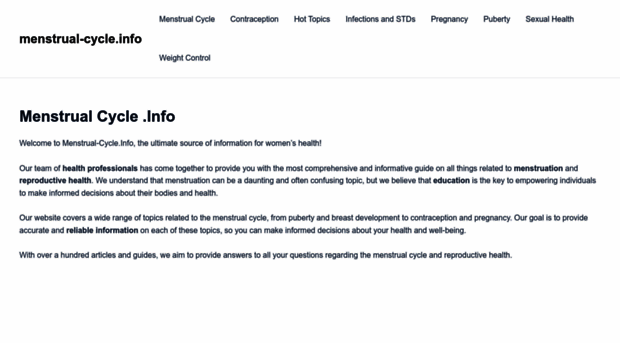 menstrual-cycle.info