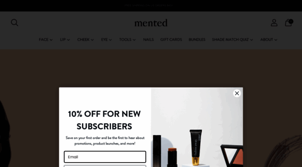 mentedcosmetics.com