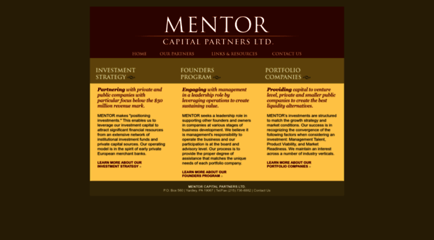 mentorcapitalpartners.com