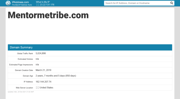 mentormetribe.com.ipaddress.com