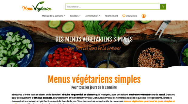 menu-vegetarien.com