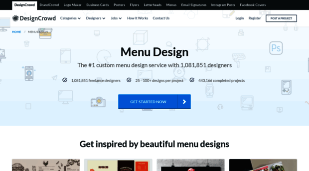 menu.designcrowd.co.in