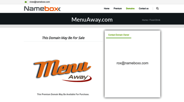 menuaway.com