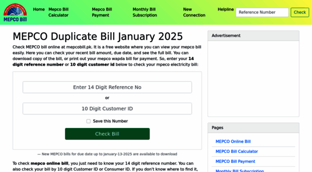 mepcobill.pk