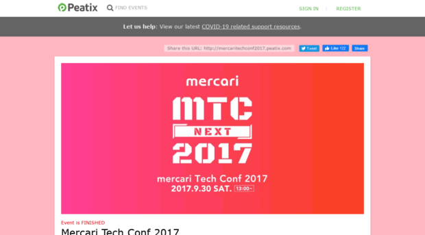 mercaritechconf2017.peatix.com