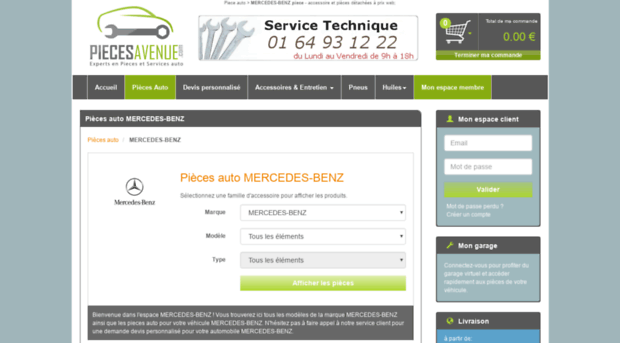 mercedes-benz.piecesavenue.com