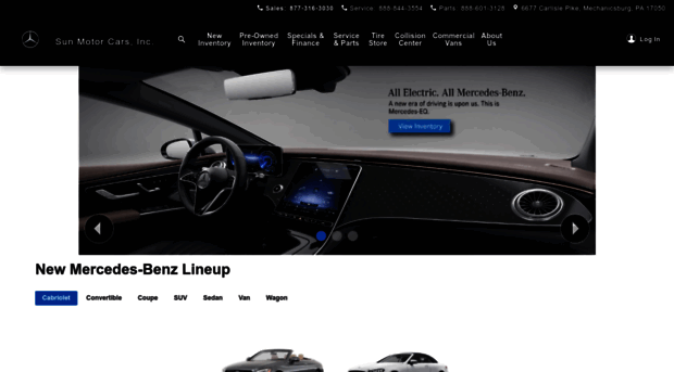 mercedes.sunmotorcars.com