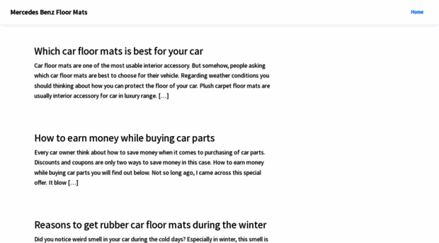 mercedesbenzfloormats.com