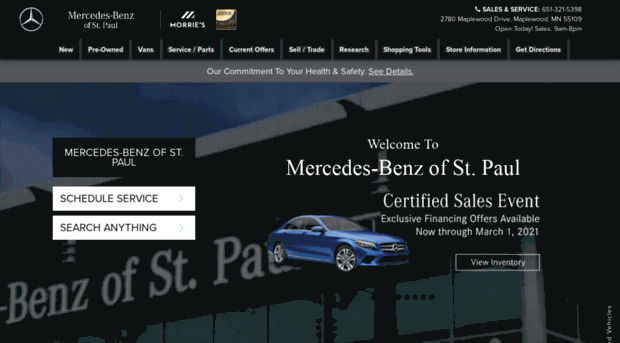 mercedesbenzofstpaul.com