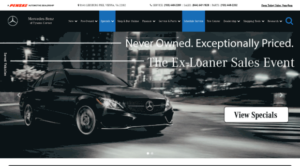 mercedesbenzoftysonscorner.com