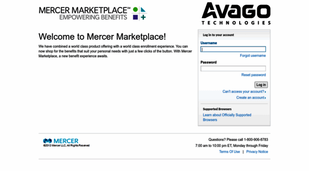 mercermarketplace-avagotechnologies.secure-enroll.com