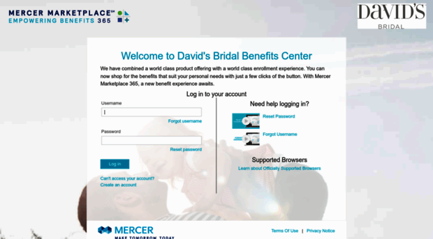 mercermarketplace-davidsbridal.secure-enroll.com