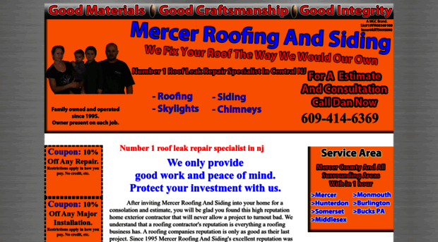 mercerroofingandsiding.com