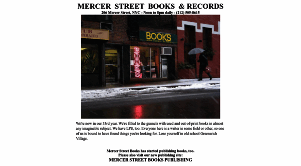 mercerstreetbooks.com