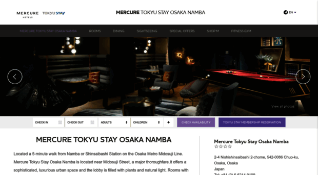 mercure-tokyustay-osaka.com