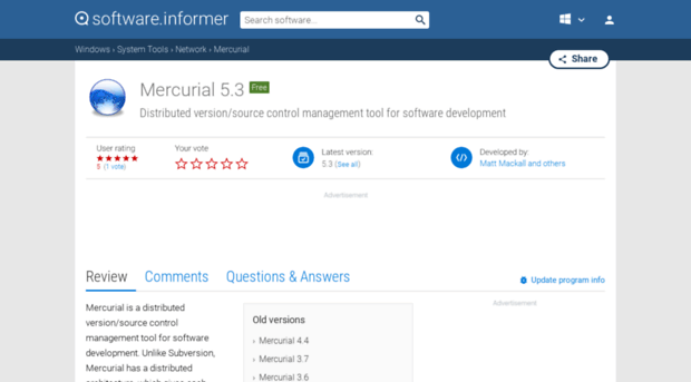 mercurial.software.informer.com