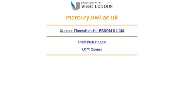 mercury.uwl.ac.uk