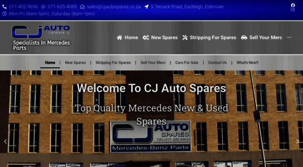 mercusedparts.co.za